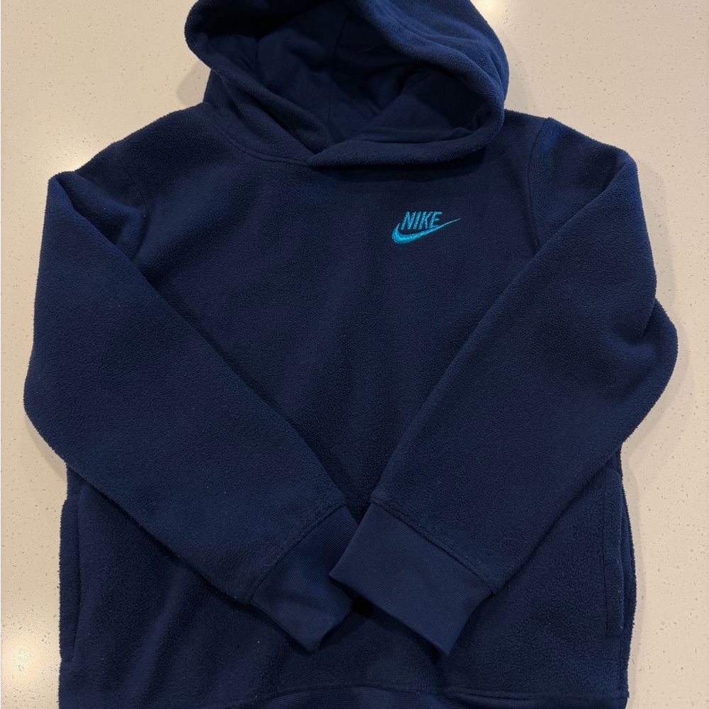 Nike Dark Blue Fleece Hoodie